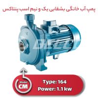 خرید پمپ آب خانگی بشقابی یک و نیم اسب پنتاکس CM 164 [کف قیمت + گارانتی]